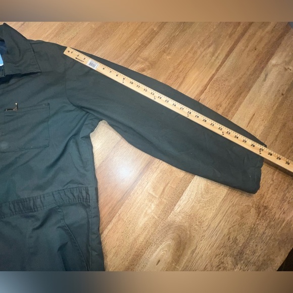 Vintage Sears Work Leisure Dark Green Insulated Coveralls Boiler Suit Men’s 2XL. - Picture 6 of 14